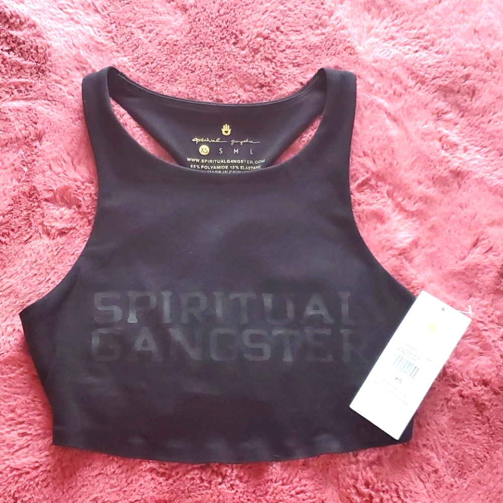 Spiritual Gangster High Neck Sports Bra